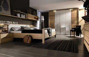 La elección de muebles en un estilo moderno en el dormitorio, ¿cuáles son los tipos?