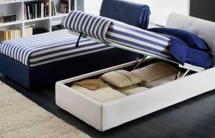 Single beds with lifting mechanism, pros and cons