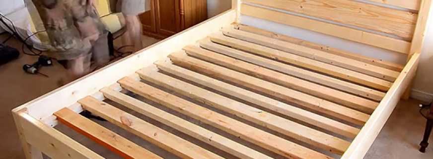 Cómo hacer una cama de madera con tus propias manos, instrucciones paso a paso