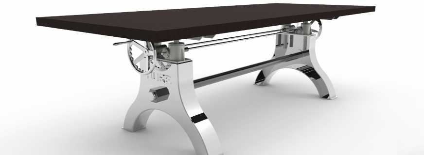 Ventajas de una mesa ajustable en altura, criterios de diseño