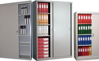 Features of metal filing cabinets, a review of models