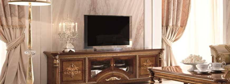 Comment choisir un meuble TV dans un style classique, des conseils d'experts