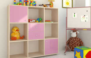 Overview of cabinets for toys, selection rules