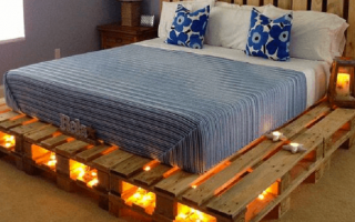 Hacer una cama con paletas, importantes matices de trabajo