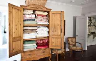 Resumen de gabinetes de ropa con estantes, reglas de selección