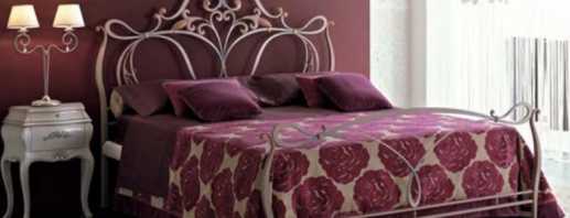 Resumen de camas de hierro forjado de varios tipos, características de diseño