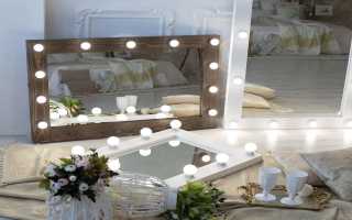 Varieties of mirrors with bulbs, reasons for popularity among women