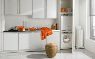 ¿Cuáles son los gabinetes para una lavadora, las reglas de elección?