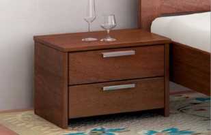 Options for bedside tables, important nuances and recommendations