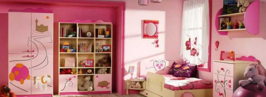 Características de la elección de muebles para niños para niñas, asesoramiento de expertos.