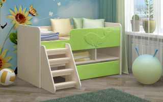 Functional loft bed for children, various designs