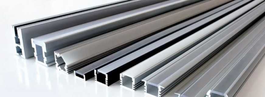 Purpose of furniture aluminum profile, selection criteria