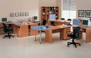 Office furniture options, model overview