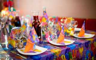 Decoração de mesa de aniversário infantil, idéias de design de férias