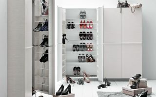Descripción general de los gabinetes de zapatos para el pasillo y criterios de selección importantes