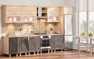 Estándares de dimensiones para gabinetes de cocina y sus parámetros principales.