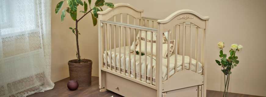 Recommendations for the assembly of a crib, depending on its type