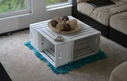 Interesting ideas for creating a do-it-yourself coffee table