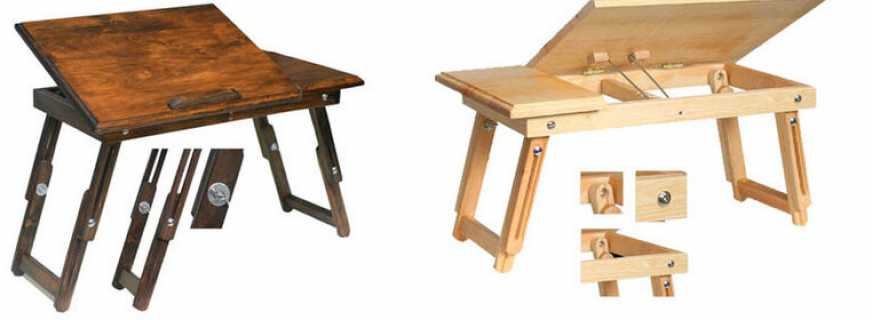 Table d'ordinateur portable compacte, bricolage