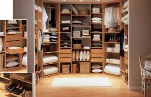 Rules for arranging the dressing room, expert advice