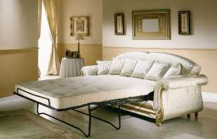 Sofás de tres secciones cama plegable francesa, más y menos del modelo