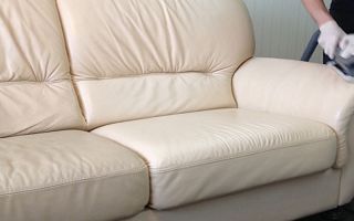 What are the means for cleaning leather furniture, tips for choosing