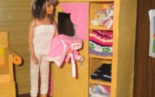 Machen Sie einen Schrank für Barbie, wie man es selbst macht