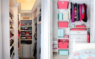 Consejos para decorar salas pequeñas de armarios