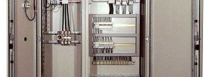 Propósito del gabinete de distribución eléctrica, descripción del modelo