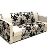 White and black sofa