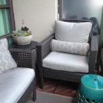 Armchair to the balcony